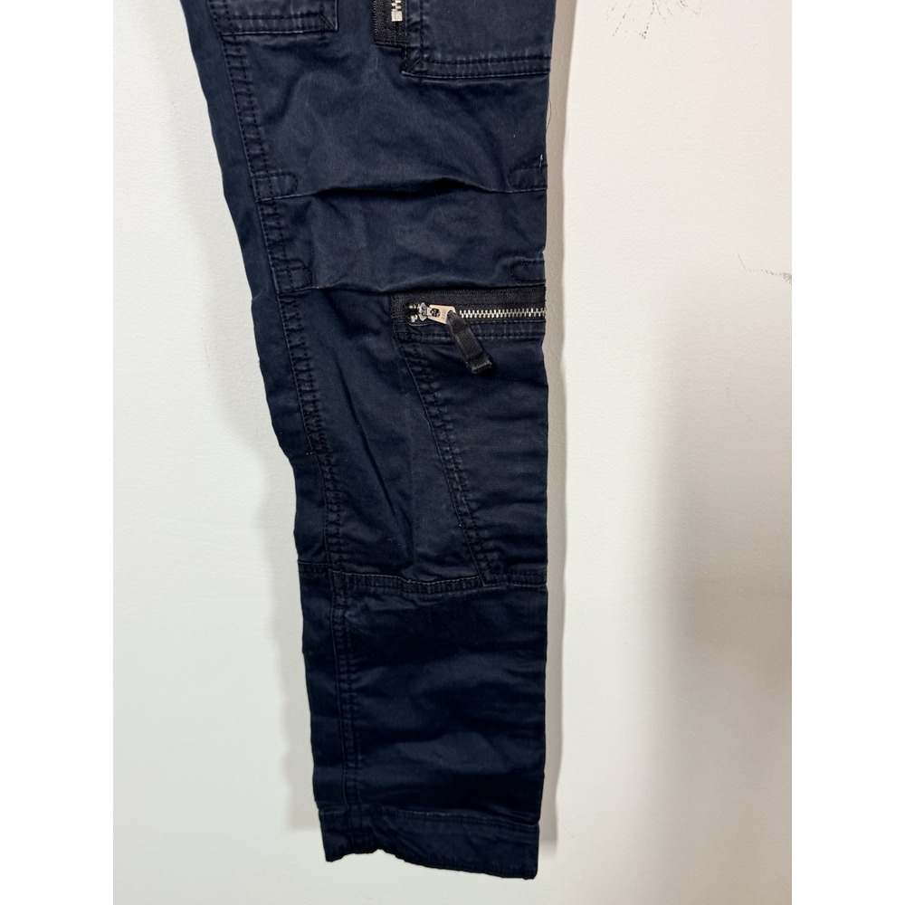 Vintage Ralph Lauren Rugby Women's Slim‎ Fit Cargo Parachute Pants Size 2 Black - Picture 7 of 16